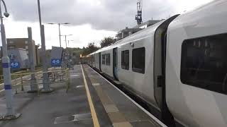 Thameslink Class 700055 Departure Rochester for Rainham Kent [upl. by Essyle]