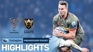 Harlequins v Northampton  HIGHLIGHTS  The Big Game Delivers a Cracker  Premiership 202122 [upl. by Aletse]