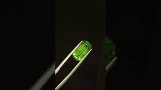 Natural Tsavorite Garnet Radiant Step Cut – 502 Carat – Ceylon Gem Lab Certified greengarnet [upl. by Hudis]