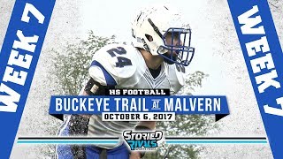 HS Football  Buckeye Trail at Malvern 10617 [upl. by Cristina]