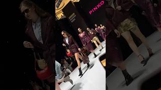 Показ PINKO🔥pinko catwalk fashion style fashionblogger модныйблог fashionshow подиум мода [upl. by Aidnahs]