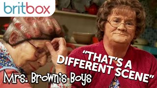 Winnie Gets Her Lines Wrong In the New Year Special  Mrs Browns Boys [upl. by Adnot]