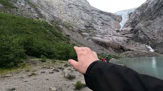 Exploring the Briksdal Glacier [upl. by Norene296]