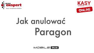 Kasa Posnet Mobile  anulowanie paragonu [upl. by Sorcha]