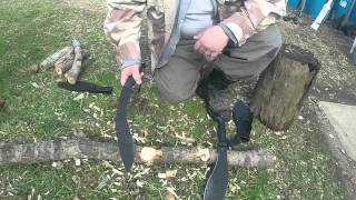 OKC Kukri vs KABAR Kukri Machete Review [upl. by Karee]