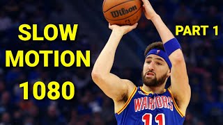 Klay Thompson Shooting Form Slow Motion 2022 1080HD Part 1 [upl. by Arhas109]