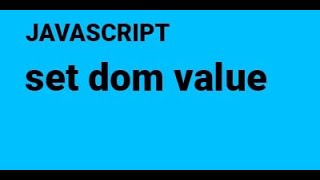 8 set dom value [upl. by Yarased]