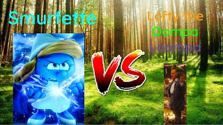 Smurfette Vs Lofty the Oompa Loompa Ft Exard Wild Flash [upl. by Demitria]