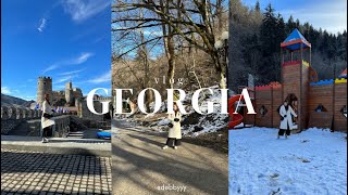 GEORGIA VLOG ❄️  E4 tbilisi apartment tour castles and caves borjomi water kutaisi to tbilisi [upl. by Ursala830]