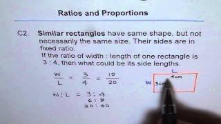 Similar Shapes or Equivalent Ratios C2 [upl. by Ssirk860]