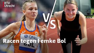 Hoeveel SNELLER is FEMKE BOL dan verslaggever Hannah  RTV Utrecht [upl. by Sorci]