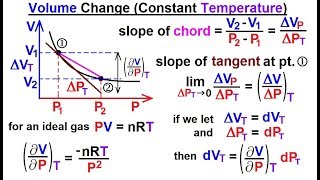 Physics  Thermodynamics 2 Ch 322 PVT Partial Derivatives 6 of 23 Keeping Temp Constant [upl. by Leizahaj]