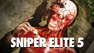 Sniper Elite 5 Gameplay Deutsch 01  Realistischsten Bullet Cam Kills EVER [upl. by Quar]