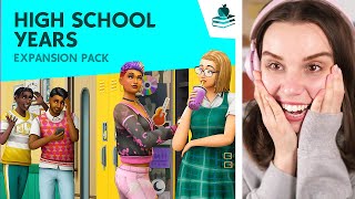 THE SIMS 4 HIGH SCHOOL YEARS IS HERE [upl. by Lonee516]