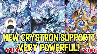 NEW CRYSTRON SUPPORT WHY SO STRONG YuGiOh [upl. by Handbook540]