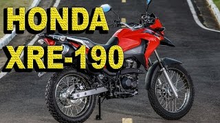 OFICIAL NOVA HONDA XRE 190 ABS  MOTONEWS [upl. by Arinaid]