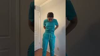 Fabletics Try on Haul  scrubs for healthcare workers [upl. by Kenton]