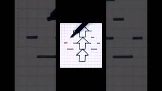 Illusion art  arrow drawing art drawing illusion shorts shortvideo 3d easydrawing [upl. by Sonafets]