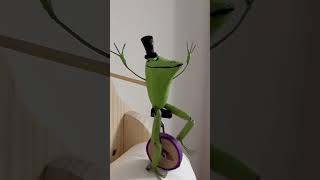 Unicycle Frog  Funny paper towel holder 😍shorts fyp share recommended [upl. by Read]