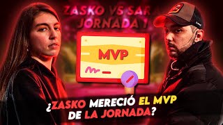 ¿ZASKO MERECIÓ EL MVP DE LA JORNADA  ZASKO VS SARA SOCAS FMS ESPAÑA JORNADA 1 [upl. by Kcinimod]