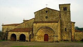 Fotos de Cantabria  Románico  Castañeda  Colegiata Santa Cruz [upl. by Greeley]