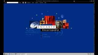 OLD PC Microsoft Enciclopedia Encarta 1999  Intro [upl. by Uzia55]