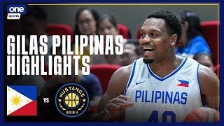 GILAS PILIPINAS vs TAIWAN MUSTANGS  GILAS HIGHLIGHTS  SEND OFF FRIENDLY MATCH  JUNE 24 2024 [upl. by Leahcimnaes181]