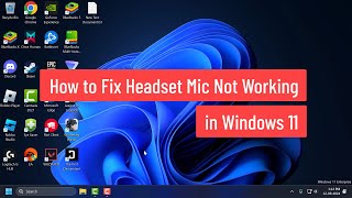 How to Fix Headset Mic Not Working in Windows 11  Fix Headphone Not Detecting When Plugged In [upl. by Woolcott]