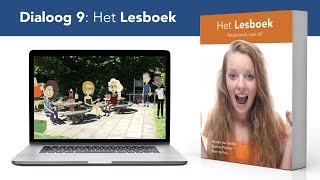 Het Lesboek  Dialoog 9 de voltooide tijd  het perfectum regelmatige  onregelmatige werkwoorden [upl. by Britton]