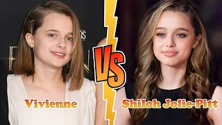 Shiloh JoliePitt VS Vivienne JoliePitt Brad Pitts Daughter Transformations 👑 From Baby To 2023 [upl. by Marcel]