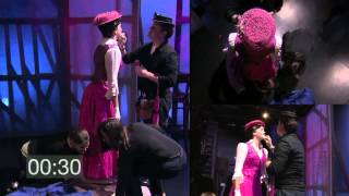 Classic Clips quotMary Poppinsquot Costume Quick Change 2011 [upl. by Battat]