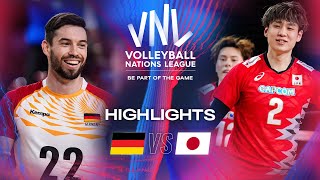 2024 VNL Full Set 5 Japan vs Germany 👀 [upl. by Cannell]