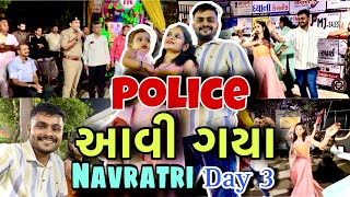 Navratri vlog 2024  society maa Police aavi gaya ￼😳 [upl. by Imailiv]