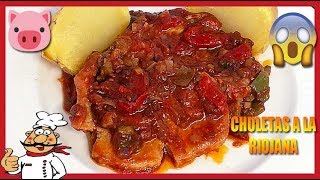 🔵 CHULETAS de CERDO a la RIOJANA 🐷 RECETA TOP 10 [upl. by Ansela488]