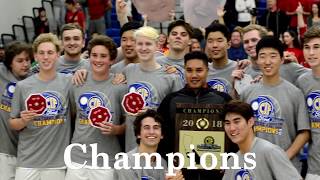 2018 Boys Volleyball CIF Championship  Orange Lutheran High School [upl. by Nyliram346]