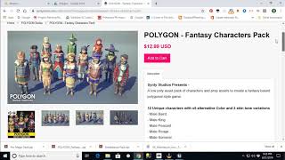 UE4 Synty Polygon Character with Mixamo Animations [upl. by Ogata]