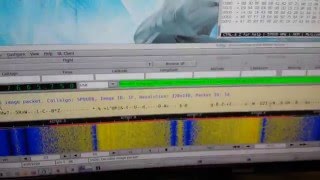 Vaisala RS41 transmitting images [upl. by Zzabahs219]