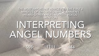 Interpreting Angel Numbers  Do You Remember What You Were Thinking About Before Seeing The Numbers [upl. by Hoashis]