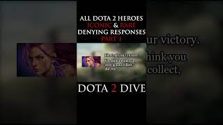 What is Your Favorite DOTA 2 Denying Response dota2 dota dota2gameplay fyp [upl. by Atilal]