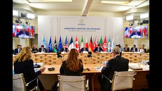 G7 Interior Ministers Meeting  Outreach session  tour de table [upl. by Eelarol528]