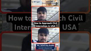 How to Approach Civil Engineering Internships in USA  Civil Engineer in US  USA Telugu Vlogs [upl. by Amorita]