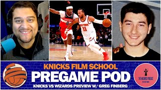 PREGAME POD LIVE  Knicks vs Wizards Preview w Greg Finberg of The Wizards Podcast [upl. by Silden99]