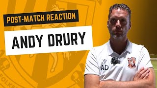 Reaction  Andy Drury  Folkestone Invicta 01 Maidstone United  PreSeason Friendly [upl. by Oramlub]