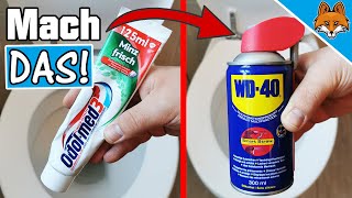 Toilette reinigen 5 Tricks die dein Leben verändern werden 🚽✅ [upl. by Adnamra566]