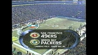 2001 NFL Wildcard Playoffs San Francisco 49ers  Green Bay Packers Fox 200102 Favre [upl. by Siocnarf]