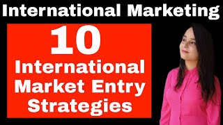 international market entry strategies  international marketing mcom  mdu kuk gurugram university [upl. by Obediah]