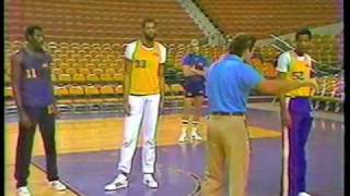 Lakers AM shootaround 1983 [upl. by Aihsik]