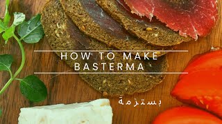 The Art of Making Basterma Egyptian and Armenian Cured Beef [upl. by Eenahpets]