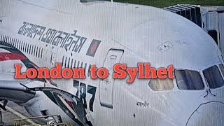 London to Sylhet biman 30 10 24 british bd vlogger [upl. by Anwahsak]