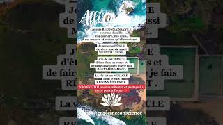 AFFIRMATIONS POSITIVES DU JOUR A REPETER developpementpersonnel affirmationpositive [upl. by Ebarta]